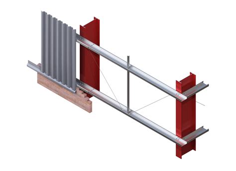 metal sheet railing|cladding rails for steel buildings.